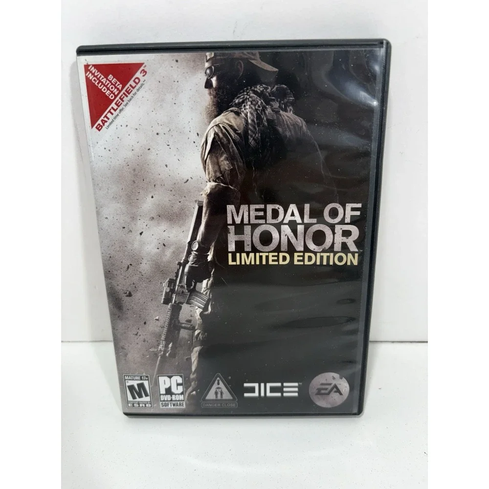 Medal of Honor Limited Edition PC, 2010 By Electronic Arts Rare